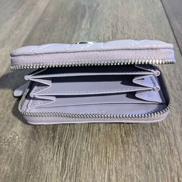 COACH Small Zip Around Card Case With Pillow Quilting - Picture 3 of 6